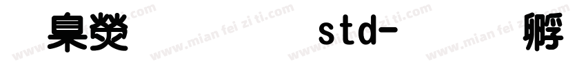 華康明體 std字体转换